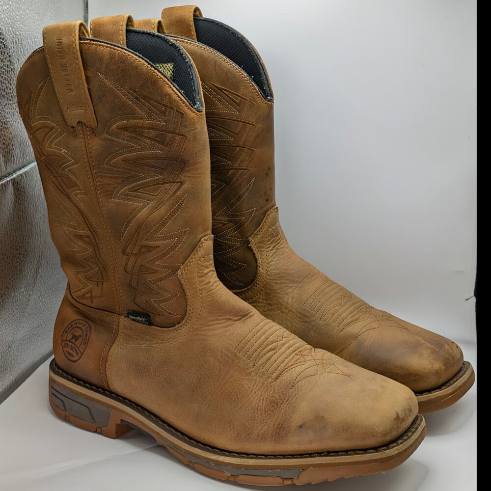 Red Wing Irish Setter Work Marshall Western Work Boots Mens 11 UK 10 EH 83923